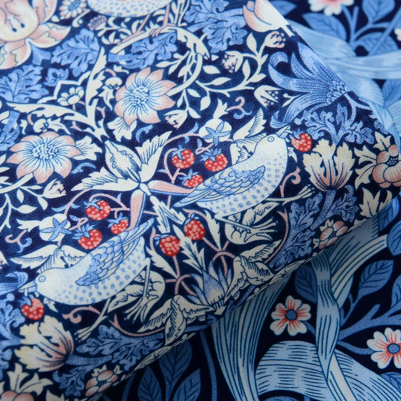 145x50cm Pure Cotton Fabric Dark Blue Plain Weave for Handmade Dress Shirt Sewing Clothing Crafts