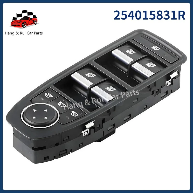 

254015831R Left Hand Driver Side Master Power Window Control Switch for Renault Clio 5 Captur II 2019 2020 2021 25401-5831R