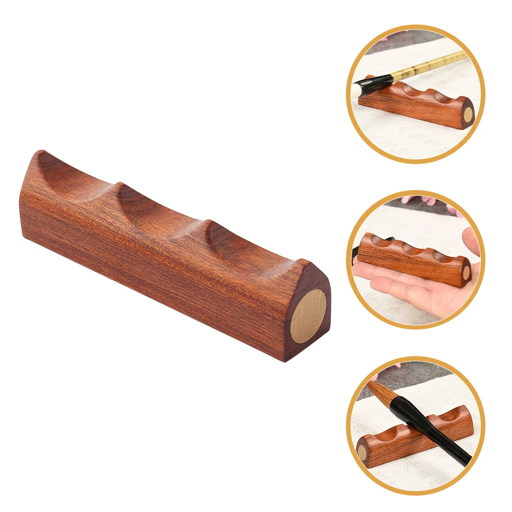 Holz Halter Chinesischen Stil Tinte Stift Stehen Desktop Dekoration Kalligraphie Rack Multifunktionale Lagerung Rack Exquisite Langlebig