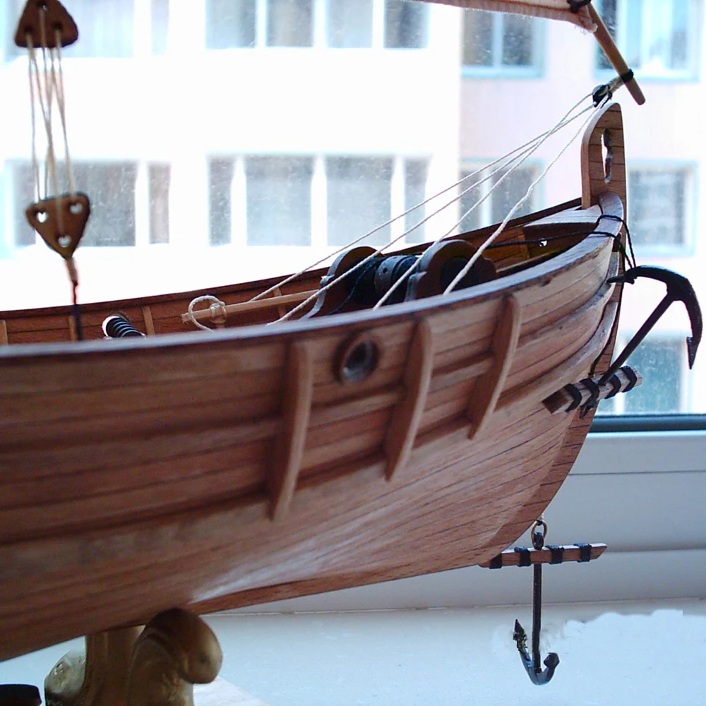 1/50model Ship Nina Handmade DIY Wooden Ship Model Assembly Kit Italian Columbus Fleet Member Nina Model Toy Boy Gift Collection