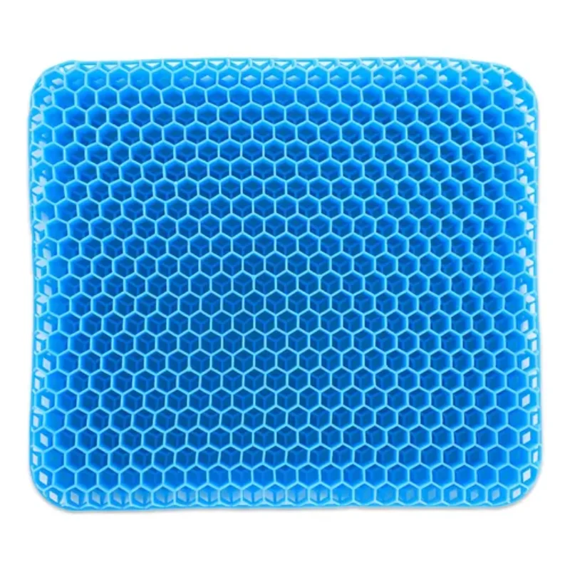 

Cold resistant pressure gel pads for chairs, offices, textiles and decorative mats
