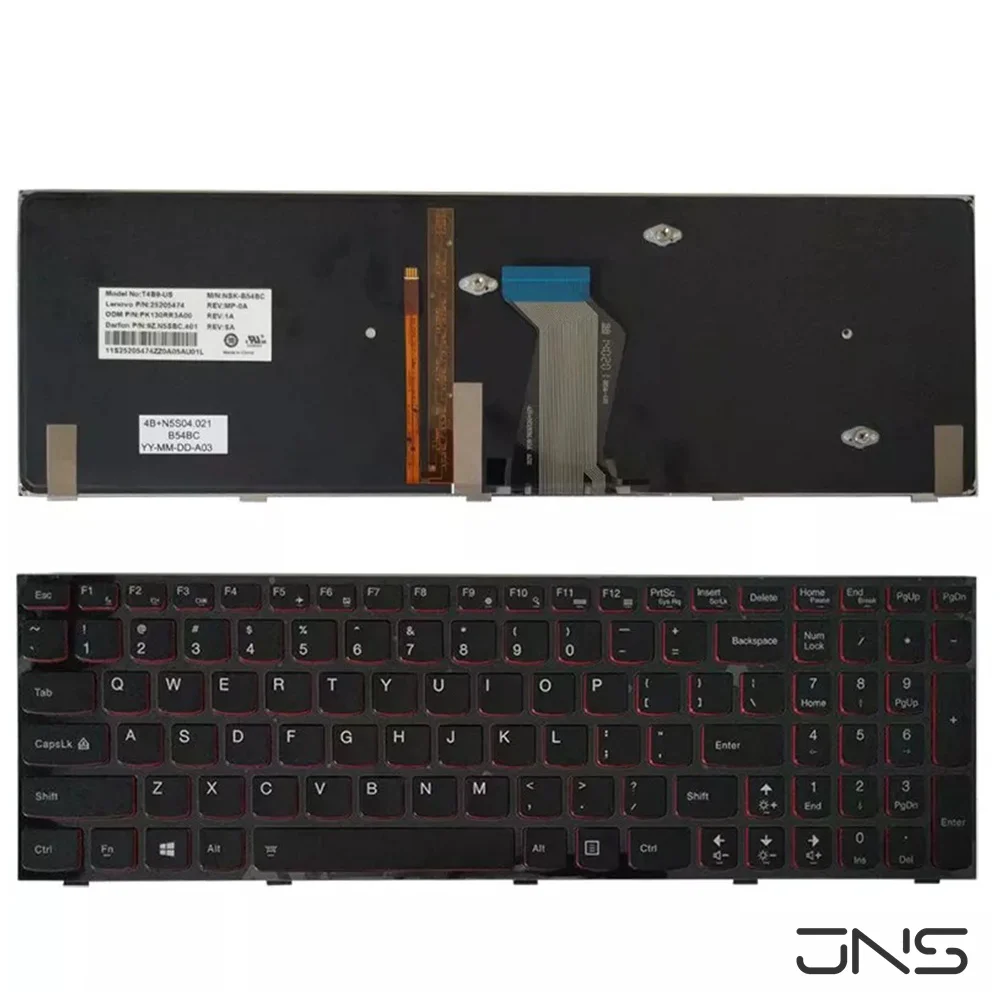 New US Laptop Keyboard for Lenovo IdeaPad Y500 Y500N Y510P Y500NT Y590 Backlit
