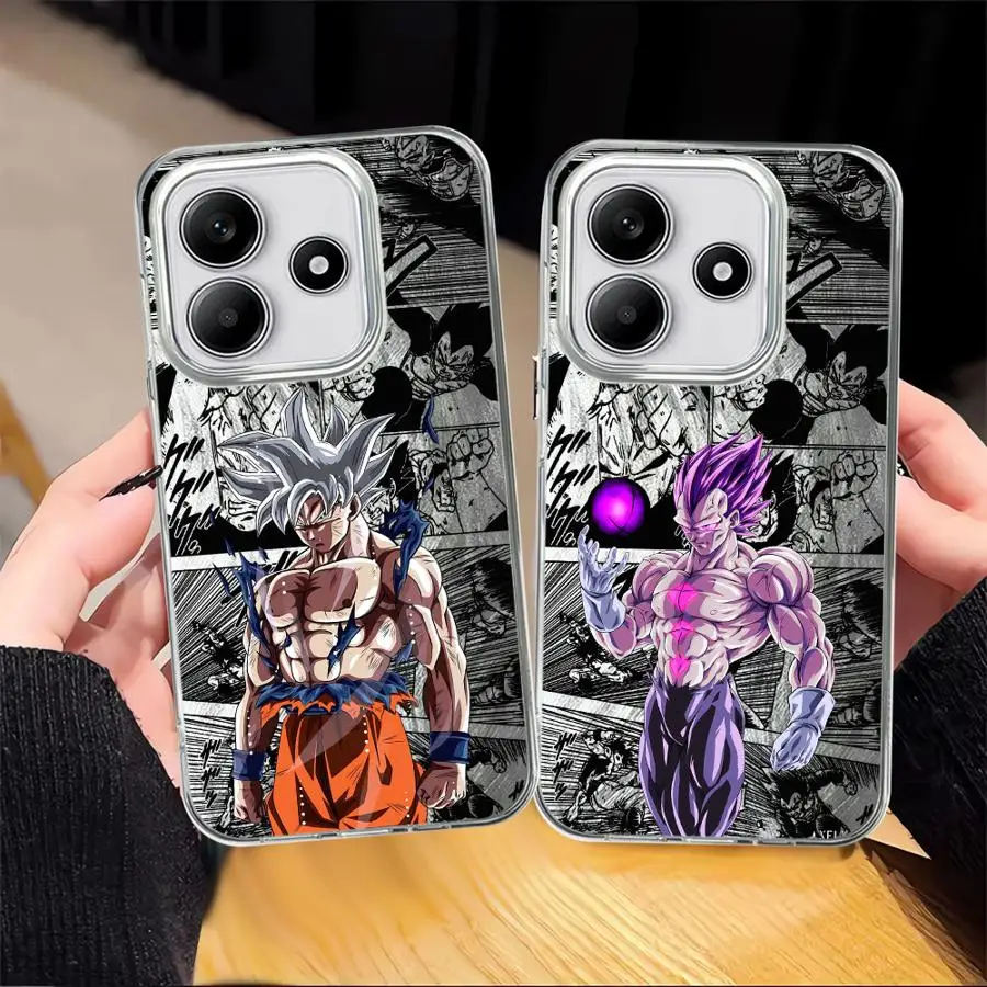 Hülle für Xiaomi Redmi Note 14 Pro Plus 13 11s 14S 13C 14C A3x 12S K80 Pro 11 12 9 10 Pro Handyhülle Anime Dragon Ball Cool