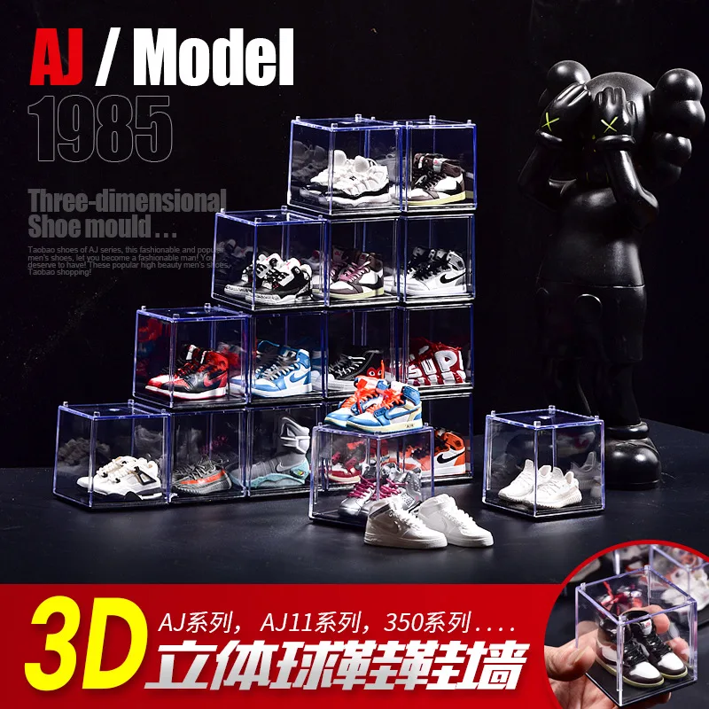 Creative shoe wall mini sneakers model car ornaments basketball cake decoration collection Christmas gifts birthday gifts