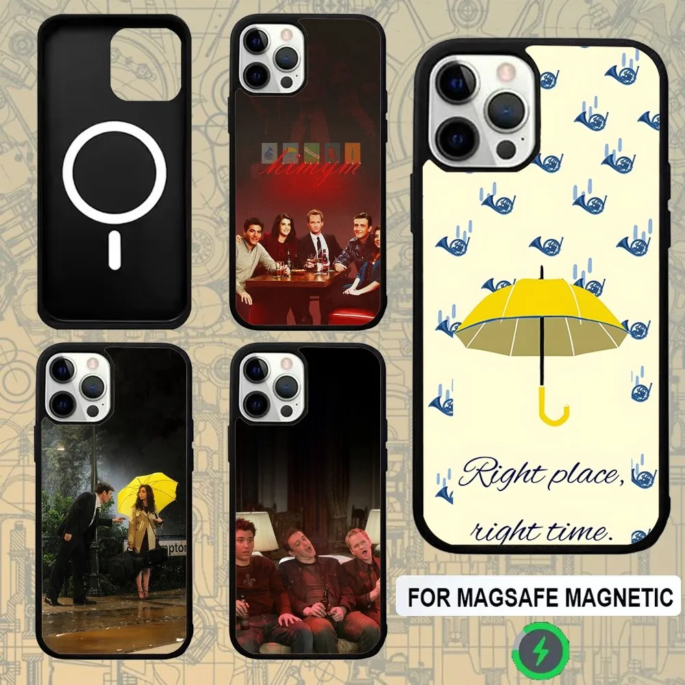 

HIMYM How I Met Your Mother Phone Case For IPhone 16e,16,15,Pro,Max,14,Plus,13,12,11 Magesafe Magnetic Wireless Charge Cover