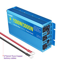 Lvyuan Pure Sine Wave 1500W/3000W High Power Inverter 12V 24V 48v 72V Convert to 110V 220V