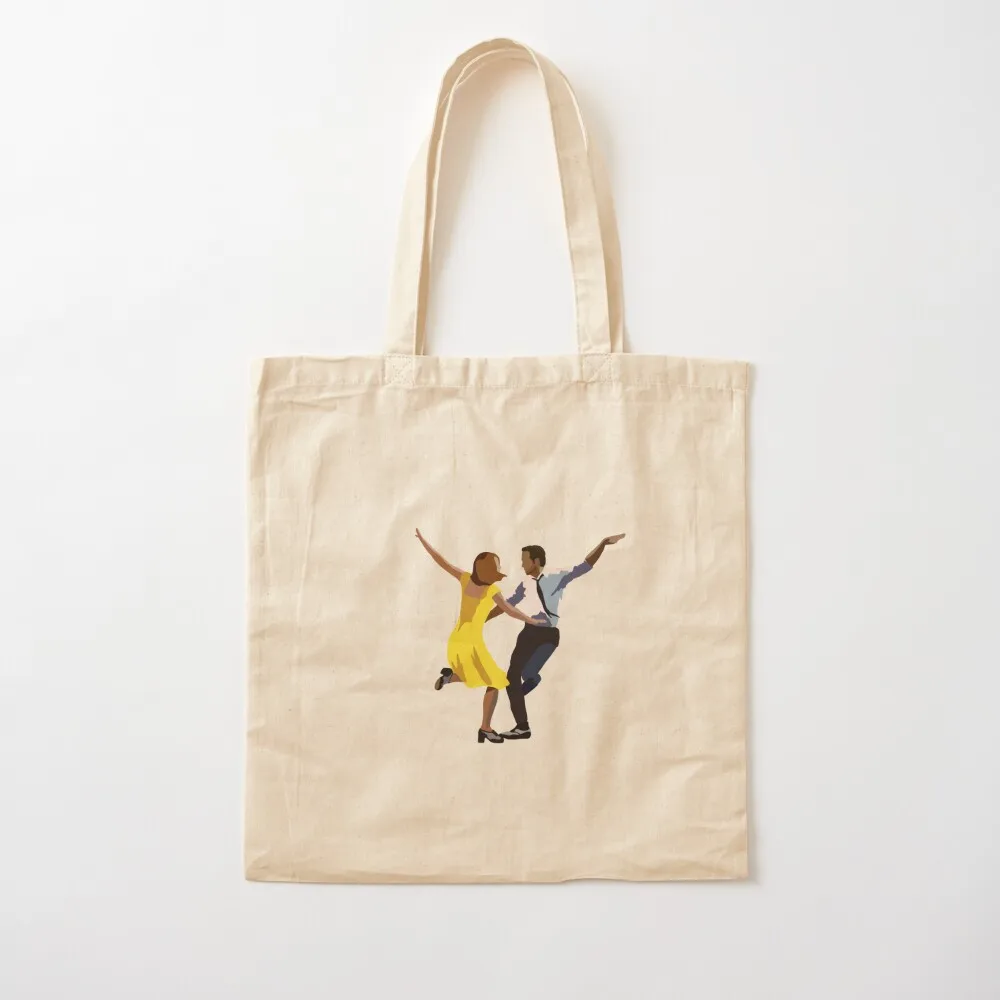 La la land Tote Bag Reusable bags shopper bags for women tote bag custom Canvas Tote Bag