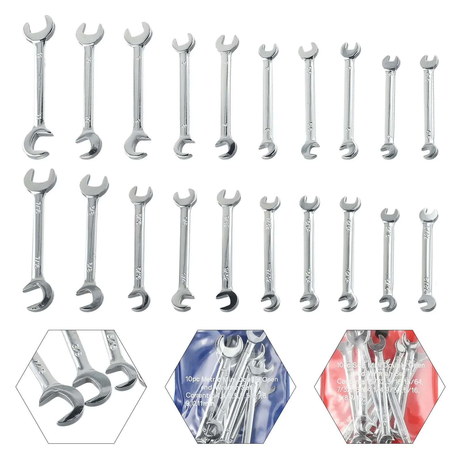 

Automobile Combination Spanner Set Pcs Industry Key Chain Metric SAE Imperial Packaging Pc Metric Mm Mm Pc SAE