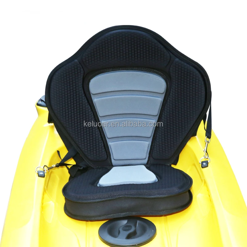 

New Kayak Backrest Boating Seat Luxury Adjustable Padded Kayak Seat Back With Detachable Canoe Backrest Seat Bag