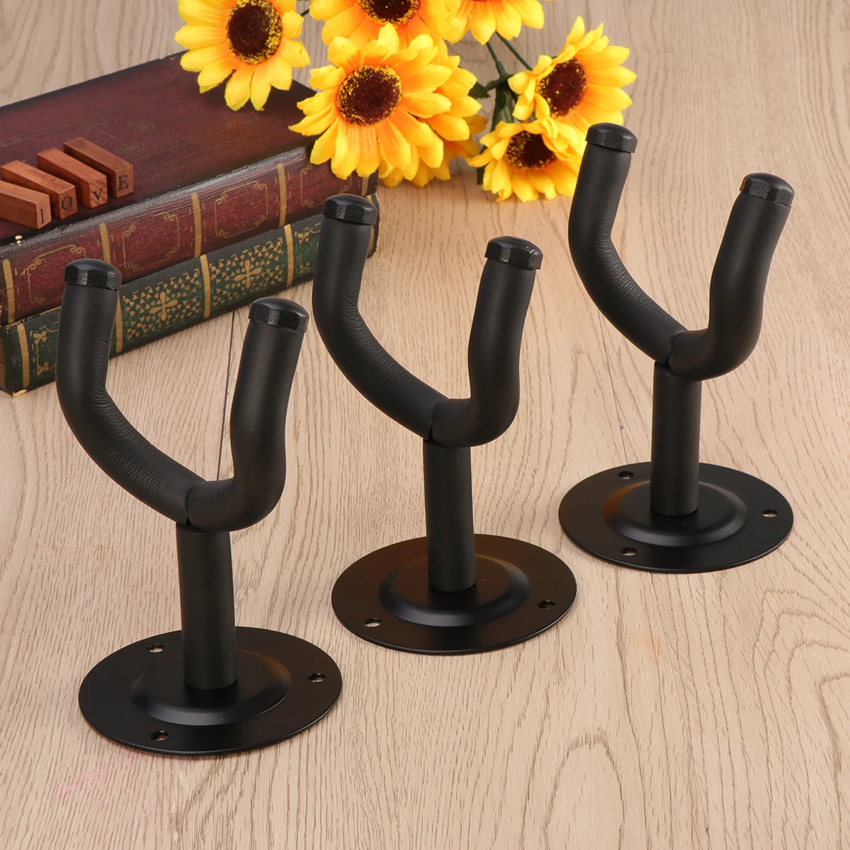 

3 Pcs Guitar Hook Gift Ideas Instrument Hangers for Wall Ballad Mount Organization