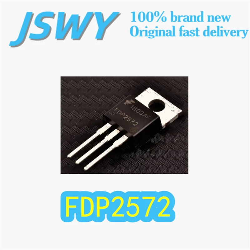 

(10/50 pieces) FDP2572 Original FDP2572TU TO-220 Package MOSFET 150V 29A Fast Switching High Efficiency Electronics In Stock