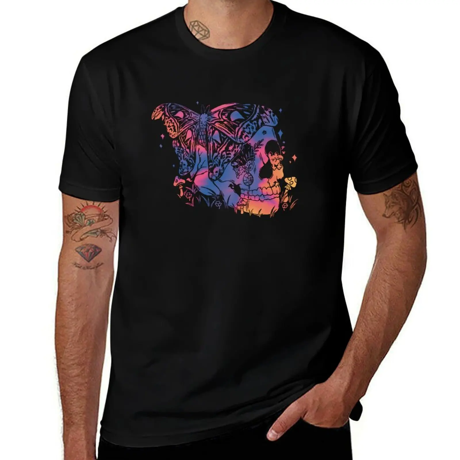 

Forgotten in the Garden Inverted T-Shirt boys animal print blue lock Blouse Funny t-shirt compression shirt men