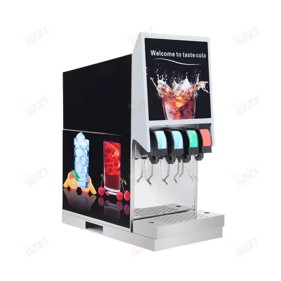 Automatic Maker Sparkling Bubble water Beverage Presse Dispenser 3/6 Values Juice Vending Machine