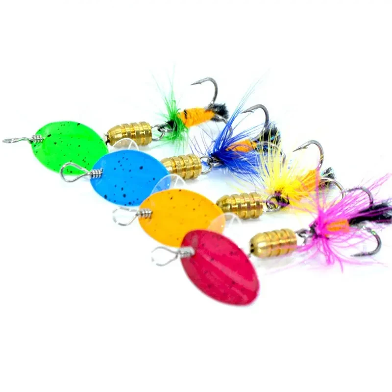 TAKEDO Wholesale High Quality HG16 50mm 2.2g Fish Type Soft Bait With Spinner Bait Spoon Fishing Lures