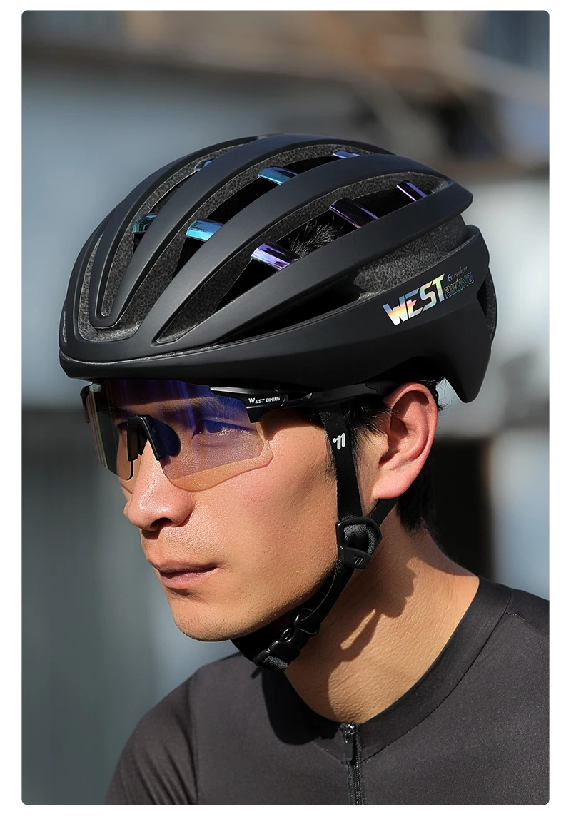 WEST BIKING Fahrradhelm Ultraleichter Fahrradschutzhelm für Erwachsene MTB Rennradhelme Männer Frauen Racing Atmungsaktiver Helm – Detail 18