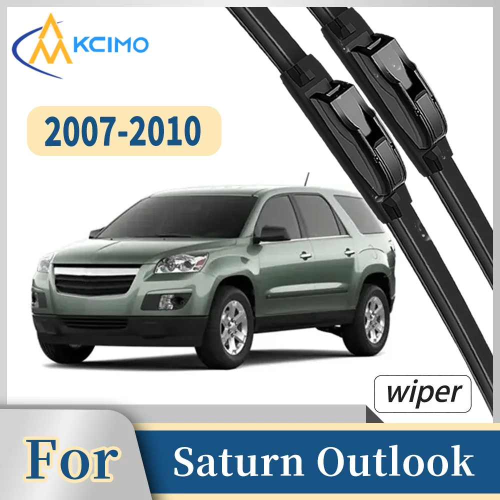 

Premium Rubber Front Windscreen Wiper Blades For Saturn Outlook 2007-2010 Quiet Smooth Wiping Waterproof Windshield Kit 2Pcs