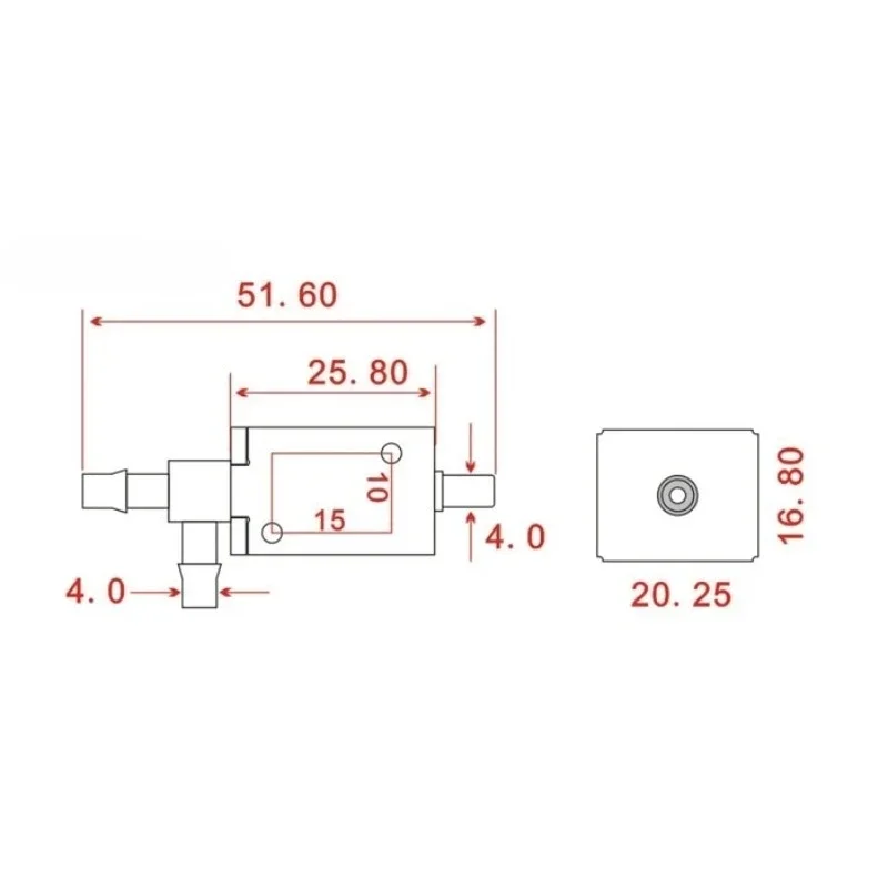 Micro solenoid valve DC6V 12V 24V two position three-way valve exhaust control valve medical equipment