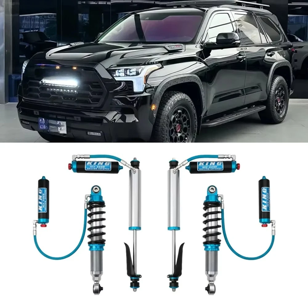 Amortecedor de nitrogênio com amortecimento ajustável Kit de elevação de 2 polegadas adequado para Tyota Sequoia