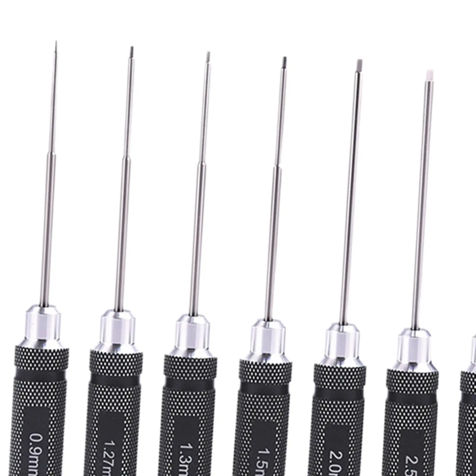 Mini Hex Screwdriver Tool Set 0.9-3.0mm Metal Allen Wrench Kit for RC Model Car Truck