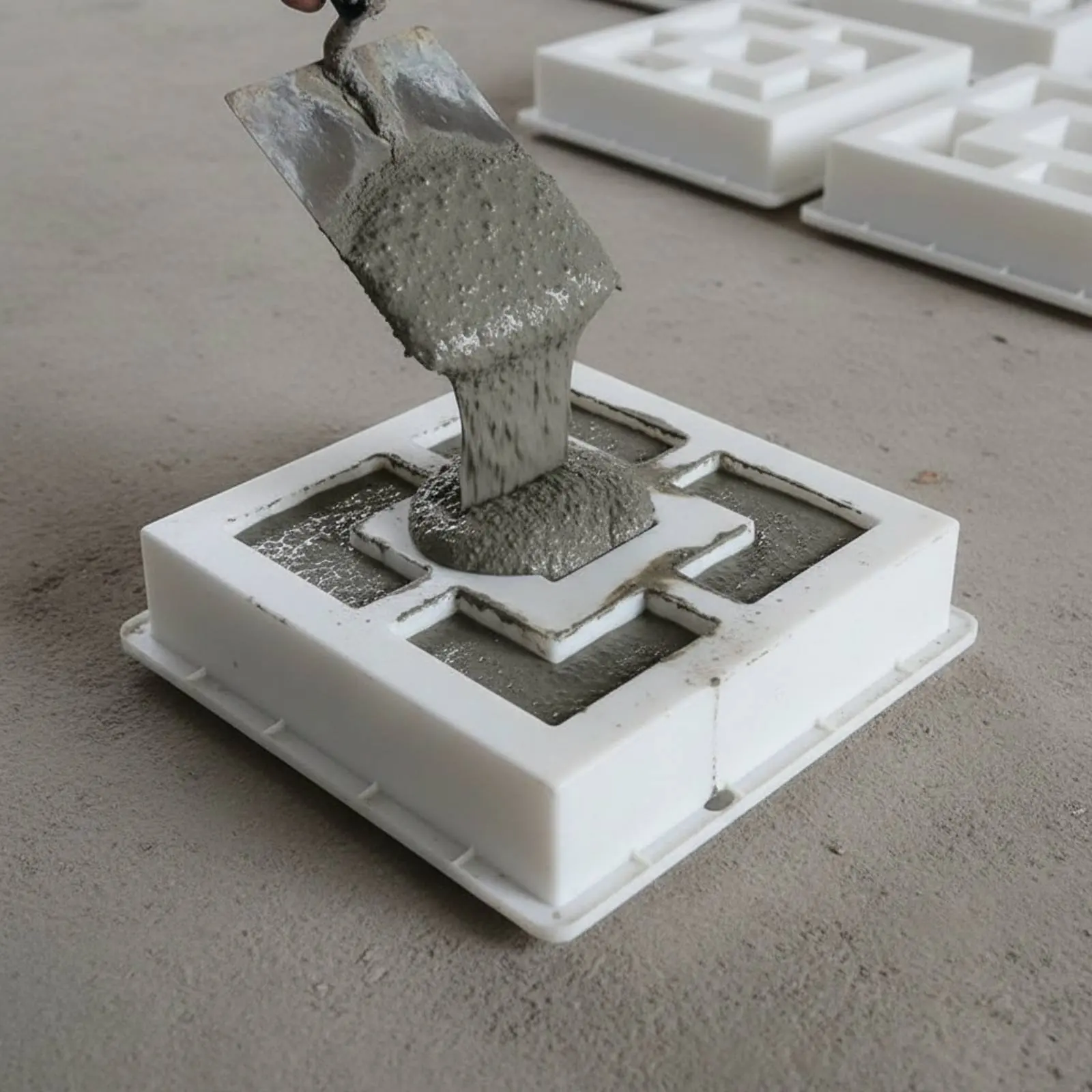 

Decorative Ventilation Block Form Reusable Cement Screen Block Form Construction Tool Easy Demolding for Gardeners, Yard