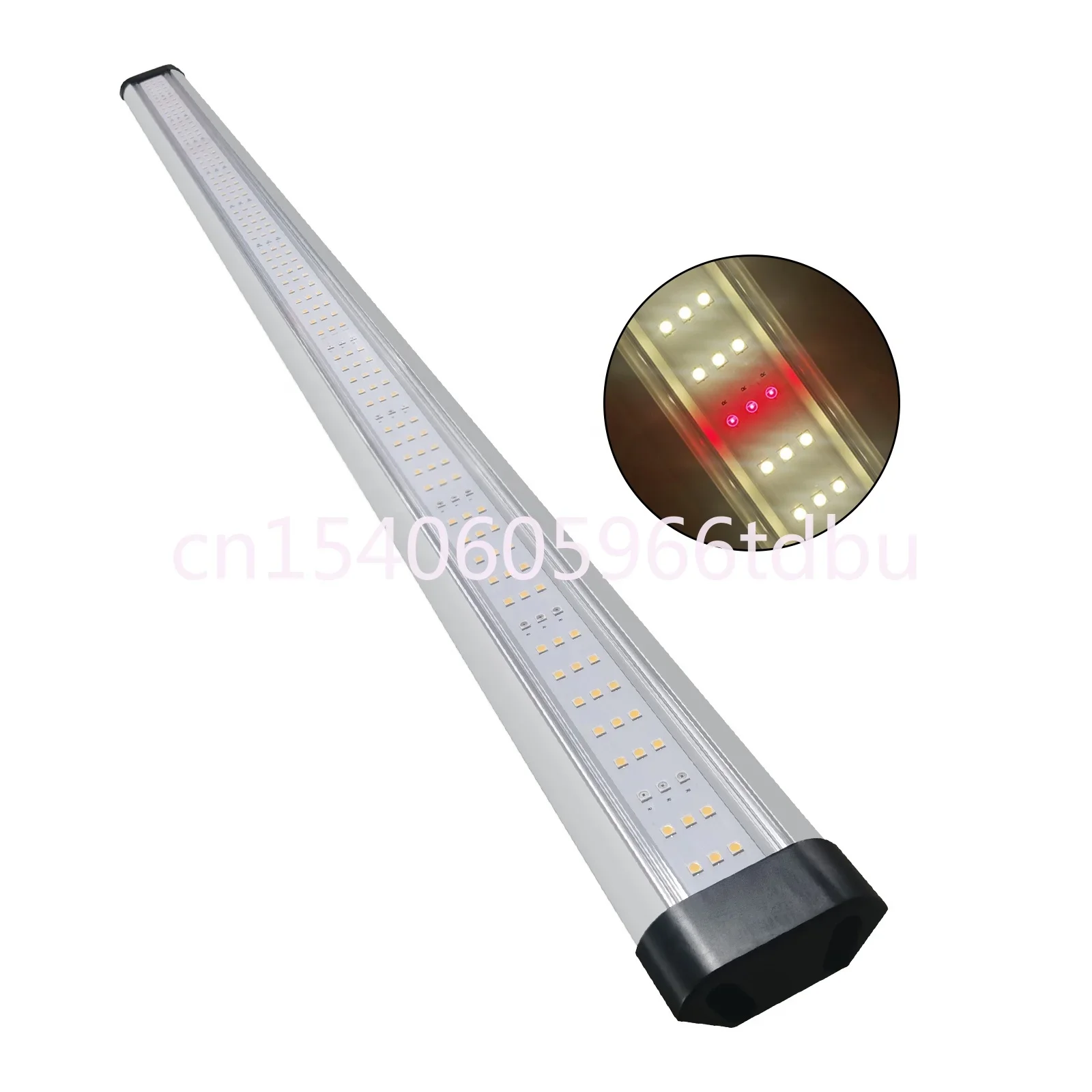 Red Dimmable Led Strips for Agricultural Greenhouses 100W  Lm301b Led Grow  Light Bar Horticulture Full Spectum 660 Nm