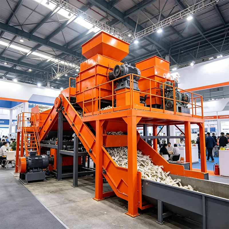 Customizable PP PE Shredder Washing Line for Different Contamination Levels with Modular Design for Easy Upgrade