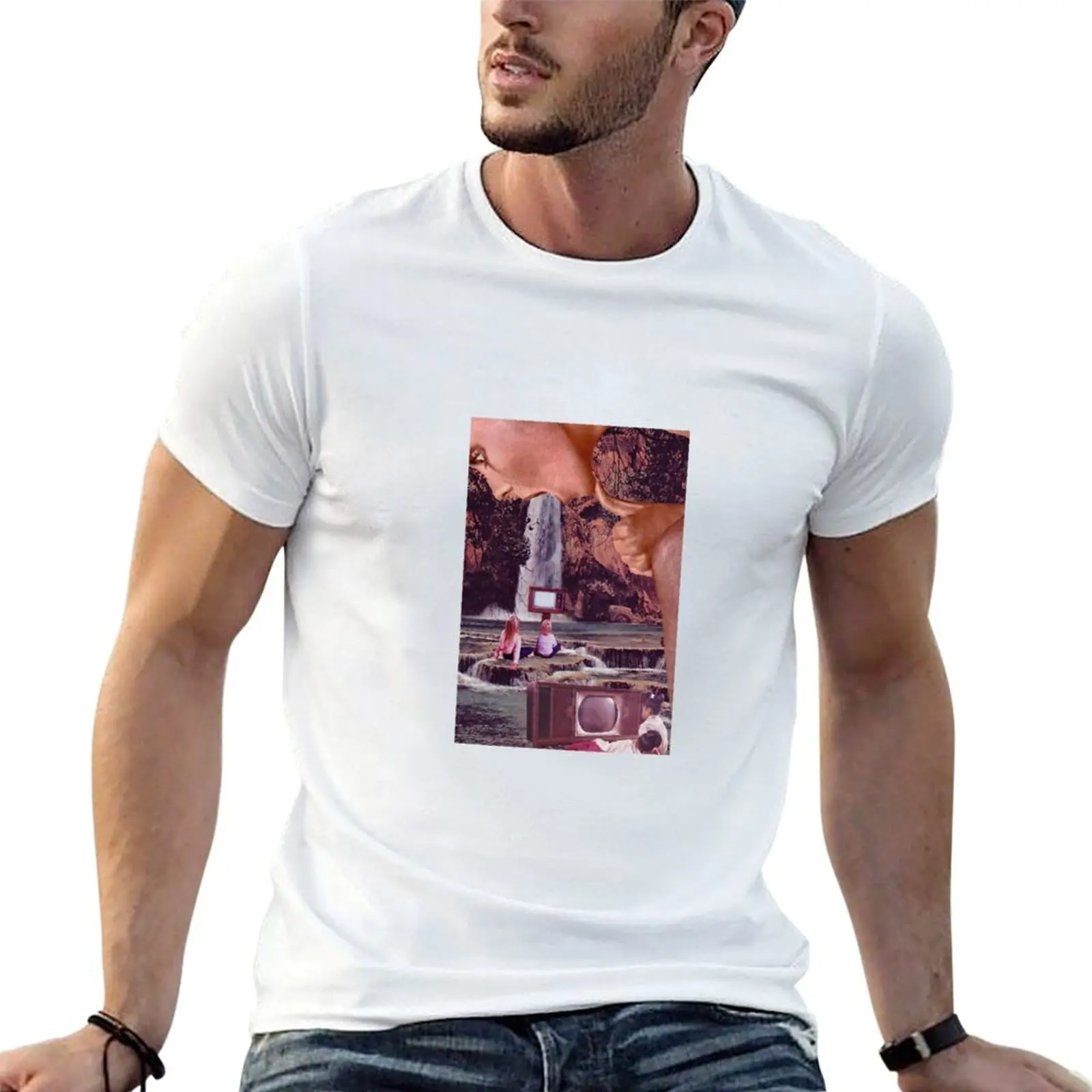 

man Media cotton cotton shirts shirt cotton t Vomit man shirt 100% man t T-Shirt heavy t
