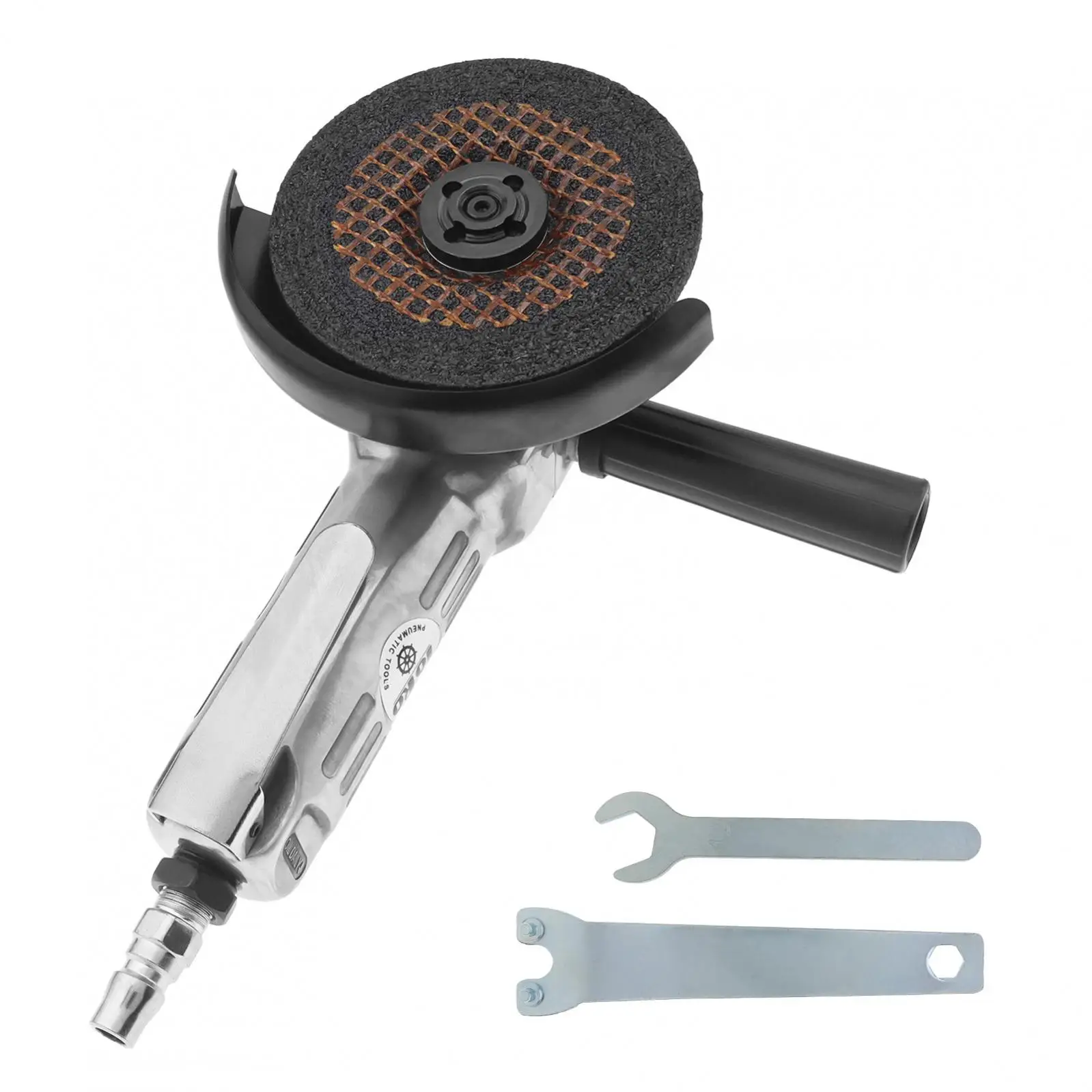 4 Inch High-speed Pneumatic Angle Grinder with Disc Polished Piece and PVC Handle for Machine Polished / Cutting Tools