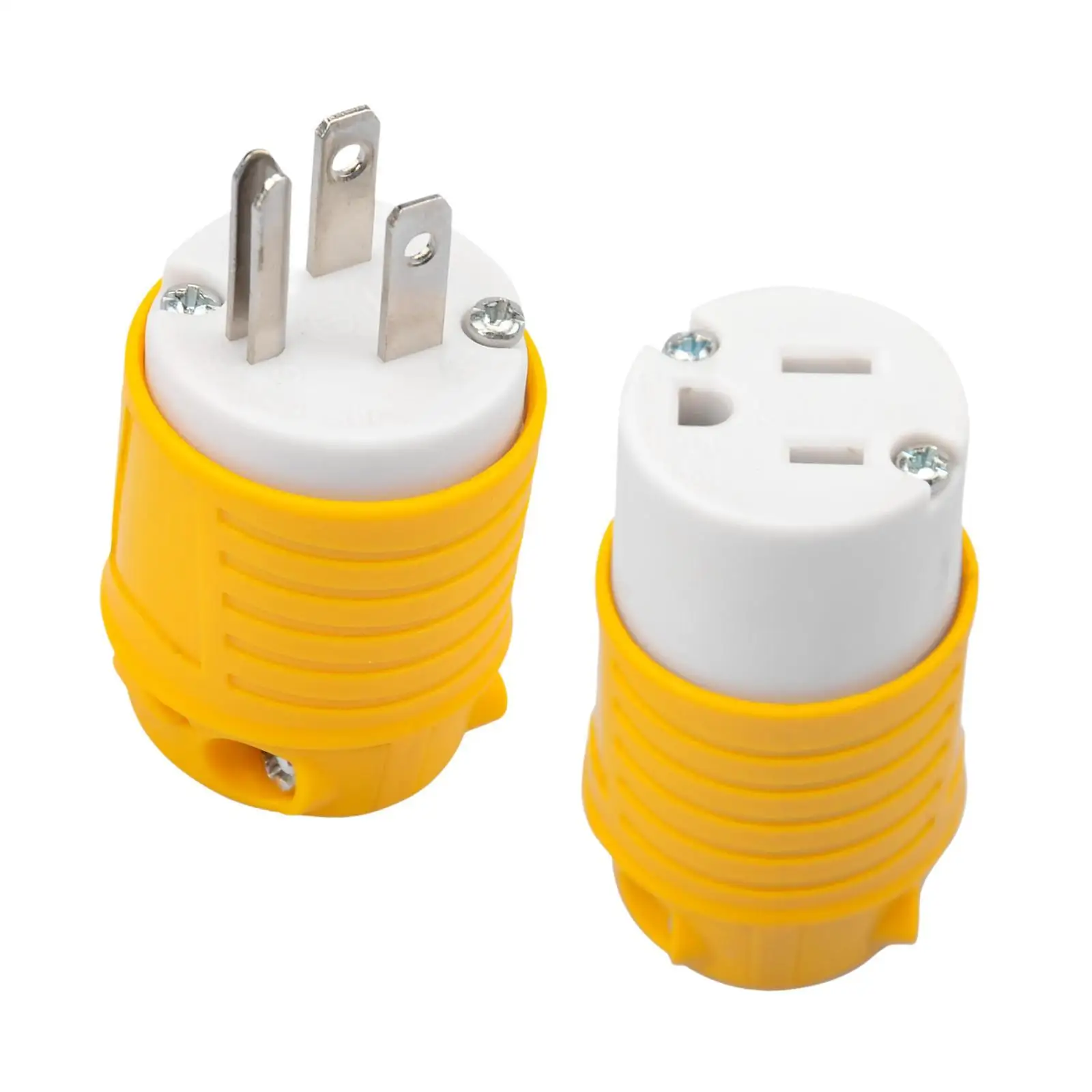 Extension Cord Ends Set Sturdy Easy to Use Practical Plug and Connector Set