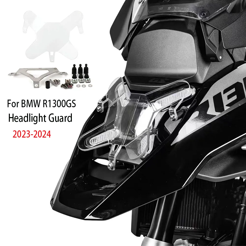 

Для BMW R1300 GS R 1300 GS r1300gs r 1300 gs 2023 2024 защита для передних фар мотоцикла Защитная крышка для передних фар Новинка R1300GS