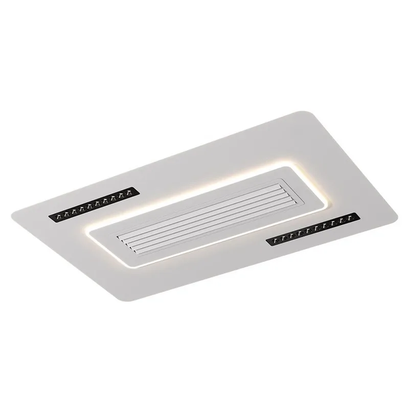 Living room bladeless ceiling light, modern simple heating and cooling fan light