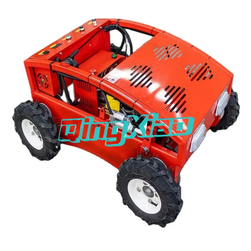 4 Wheel Self Propelled Lawn Mower Grass Cutting Robot For Yard Lawn Field Pasture Trimming Large Areas Grass Mowing Applications