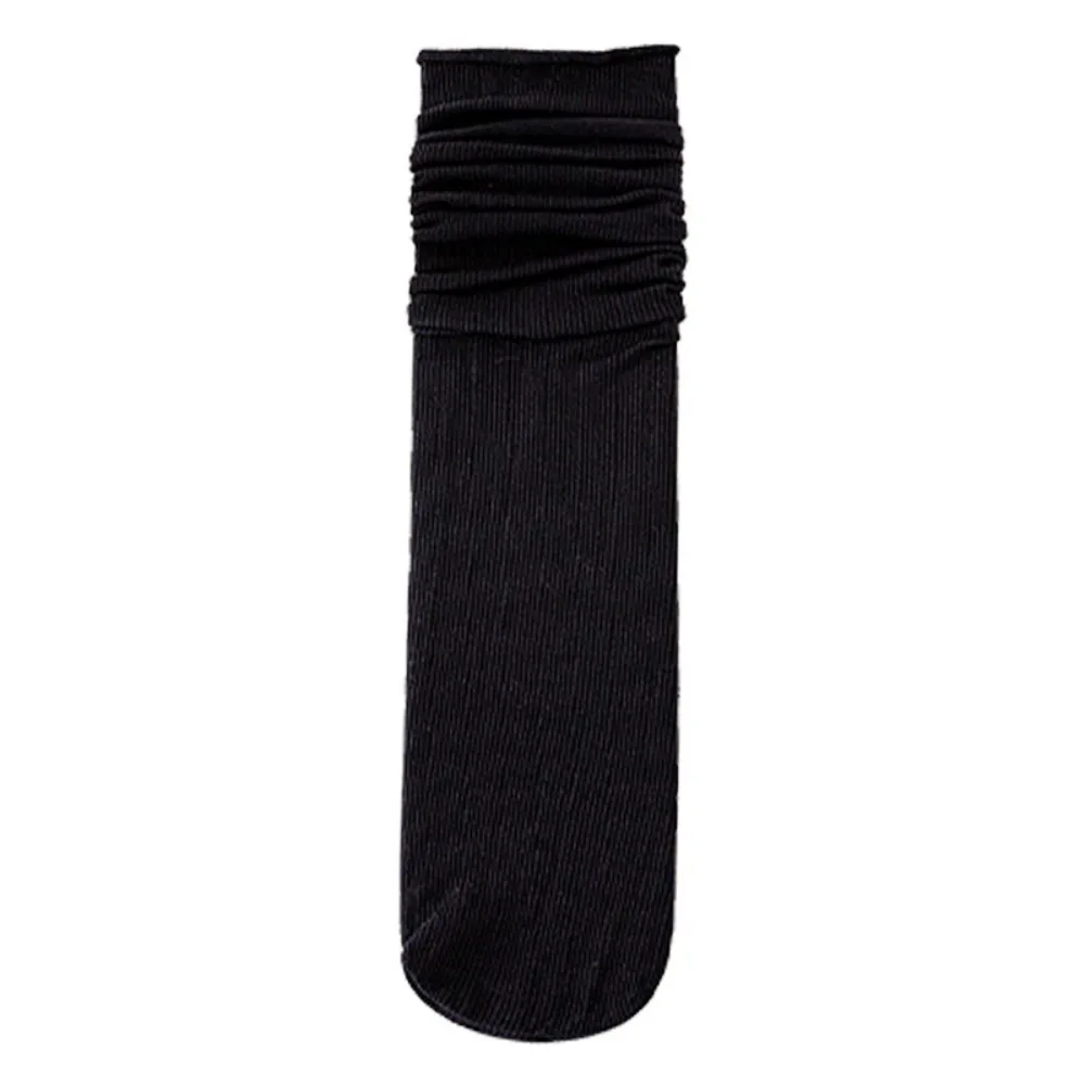 

Cute Breathable Socks Soft Solid Color Lastic Socks Casual Short Socks