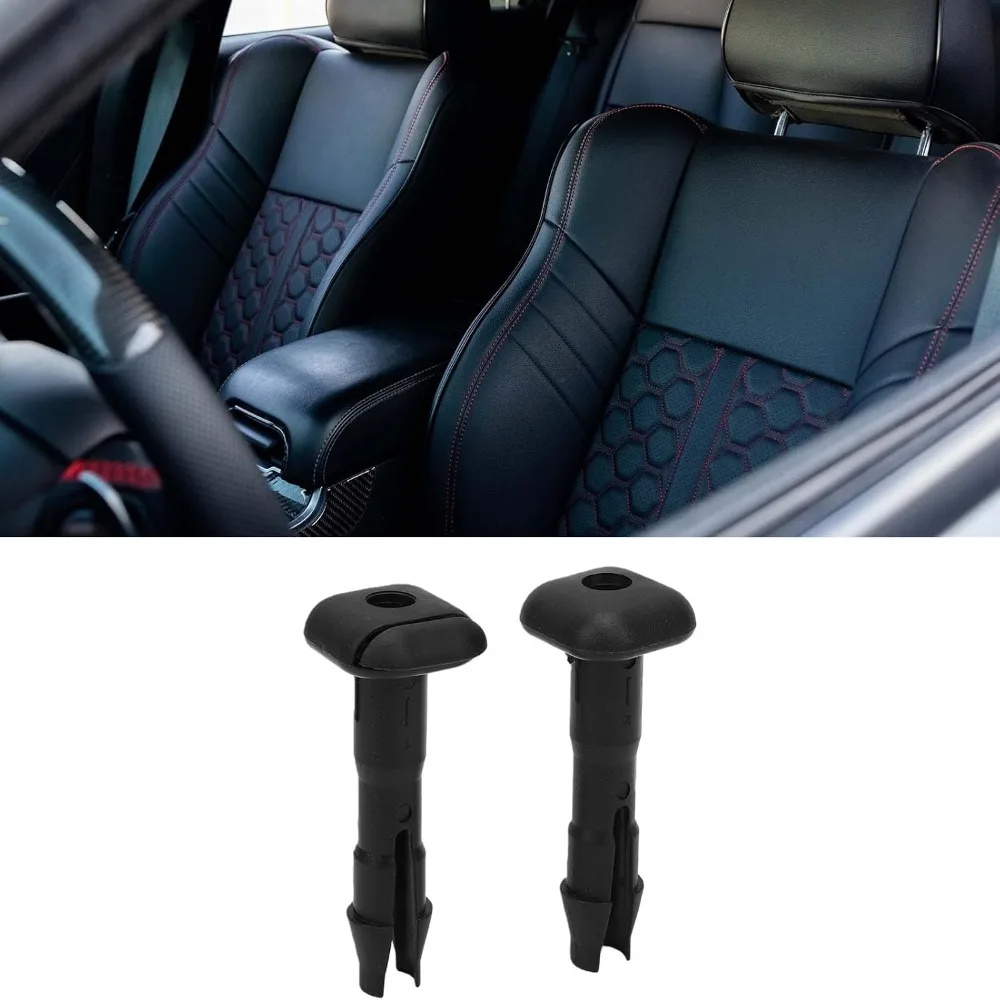 Plastic Headrest Guide Sleeve Lightweight Black Headrest Lock Insert 10mm Inner Diameter Headrest Post Guide Collar for SUV