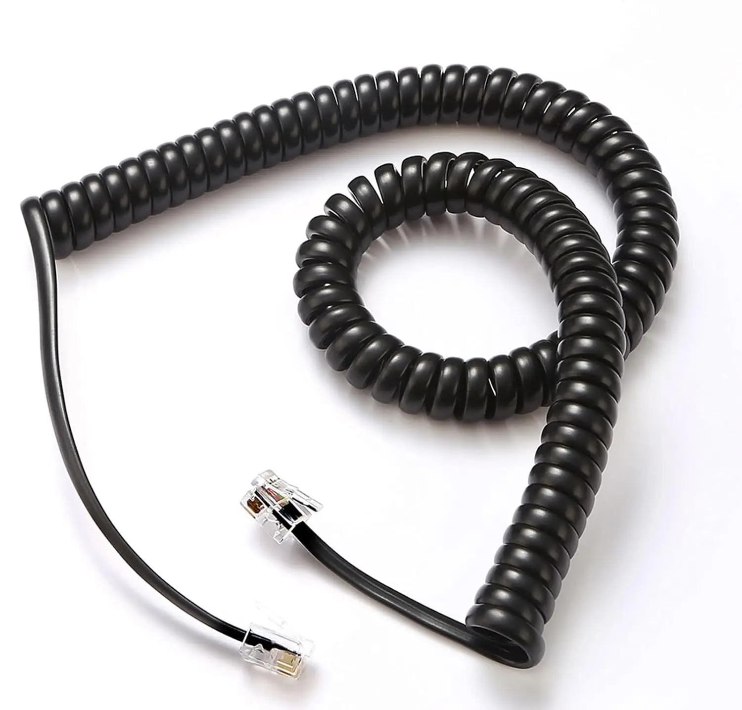 Universal Telephone Handset Cord, 2-Pack, 11.5ft Heavy Duty for Clear Communication