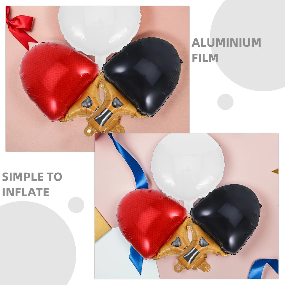 9pcs Table Reusable Foil Sports Theme Decorations For Birthday Party Carnival Game Events Indoor Outdoor Table Tennis Ball view 5