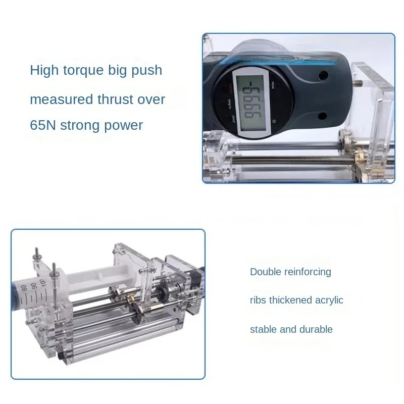 1-150ML Desktop Micro Syringe Pump DC 12V Precision Electric Liquid Injection Dispenser