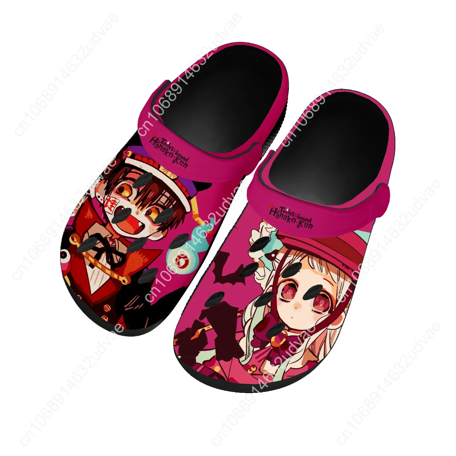 

Домашние сандалии Hanako Kun для унитаза, женские модные подростковые туфли для воды, садовые сабо, дышащие удобные пляжные тапочки с отверстиями