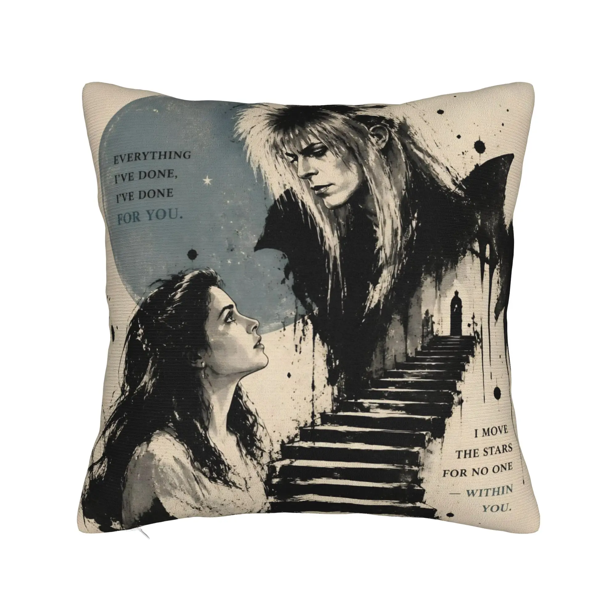 Labyrinth Movie Pillowcases Merch Printed Cushion Cover Decorations  Pillow Case Cover Home Multi-Size