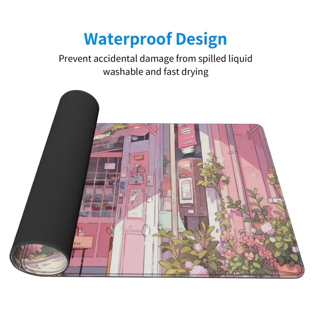 Floral design, suitable for anime, with anti-slip rubber base escritorio accesorios offices accessories love and deepspace