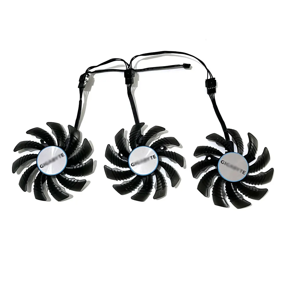 NEW RX6600 78MM Cooler Cooling Low Noise Fan For Gigabyte Radeon RX 6600 6700 XT RTX 3070 Ti EAGLE GPU Replacement T128010SU Fan