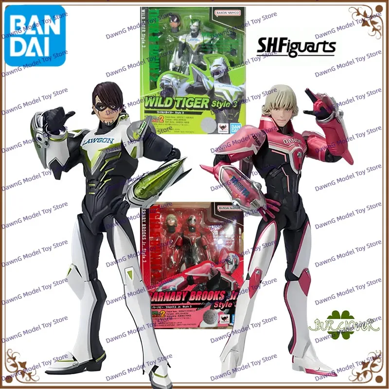 

SHF Series Anime Figure WILD TIGER BARNABY BROOKS Action Figure Original Bandai Toys For Boys /Girls /Kids /Christmas Gift