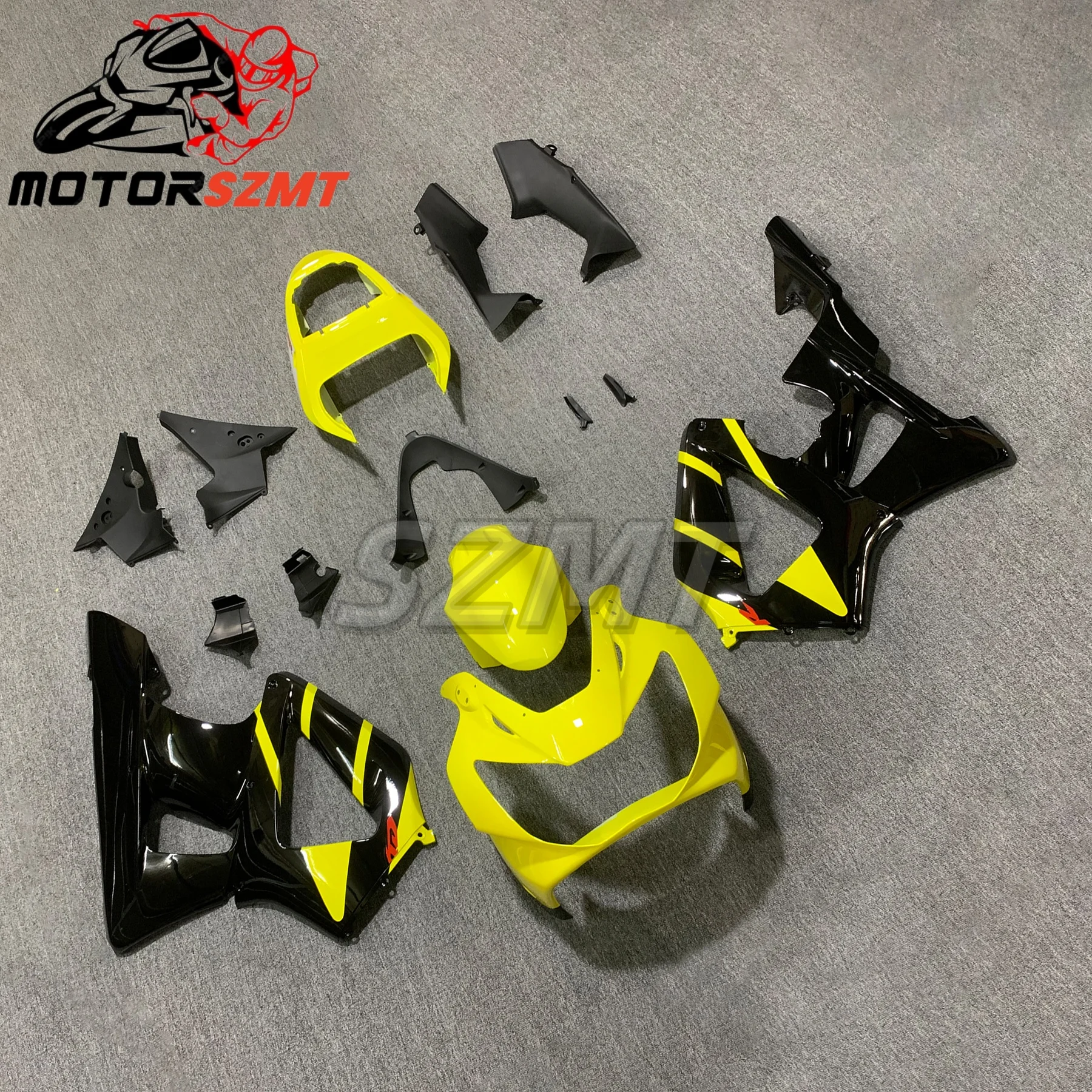 

Yellow Black Fairing Kit for HONDA CBR900RR 929 2000 2001 CBR900 RR CBR 900RR 00 01 Injection Fairings Bodywork Set