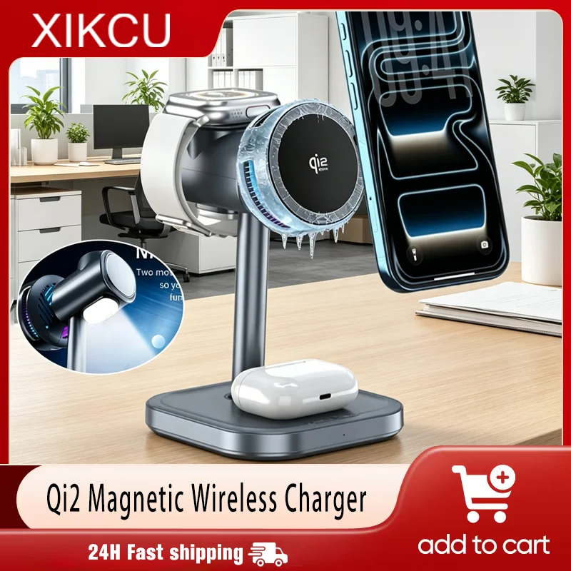 led-light-air-cooling-qi2-25w-magnetic-wireless-charger-for-iphone-17-16-15-14-13-12-apple-watch-airpods-pro-fast-charging