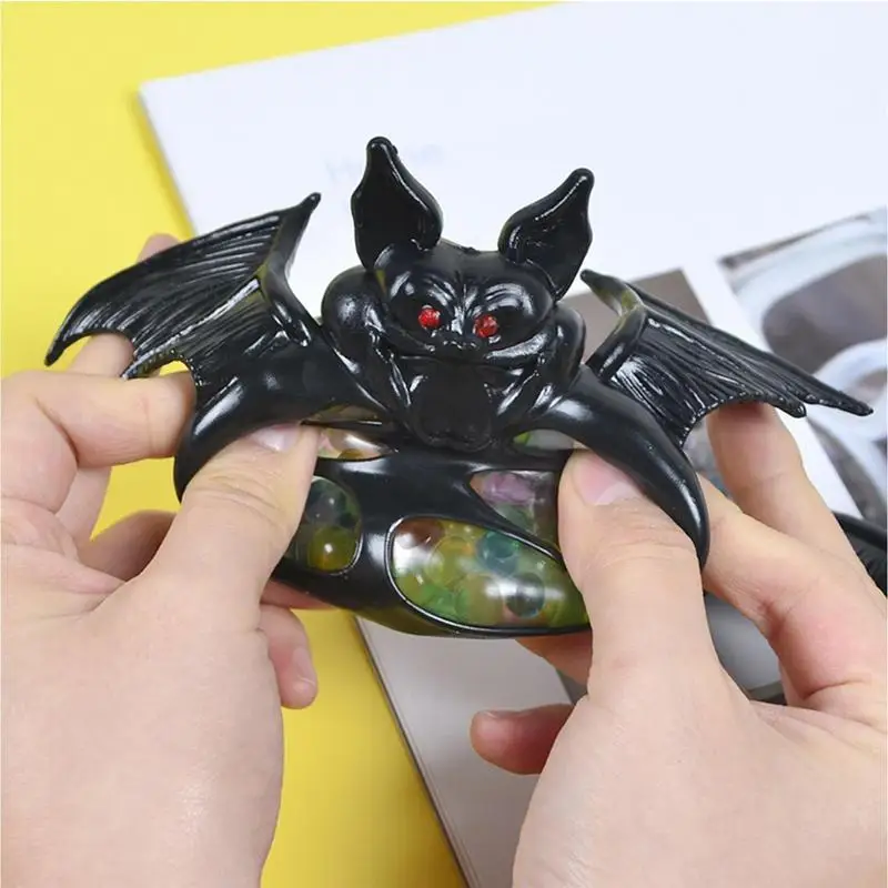 Halloween Sensory Stress Balls Halloween Theme Toys Bat Shape Festival Soft Balls For Adults And Kids Birthday Party Holiday