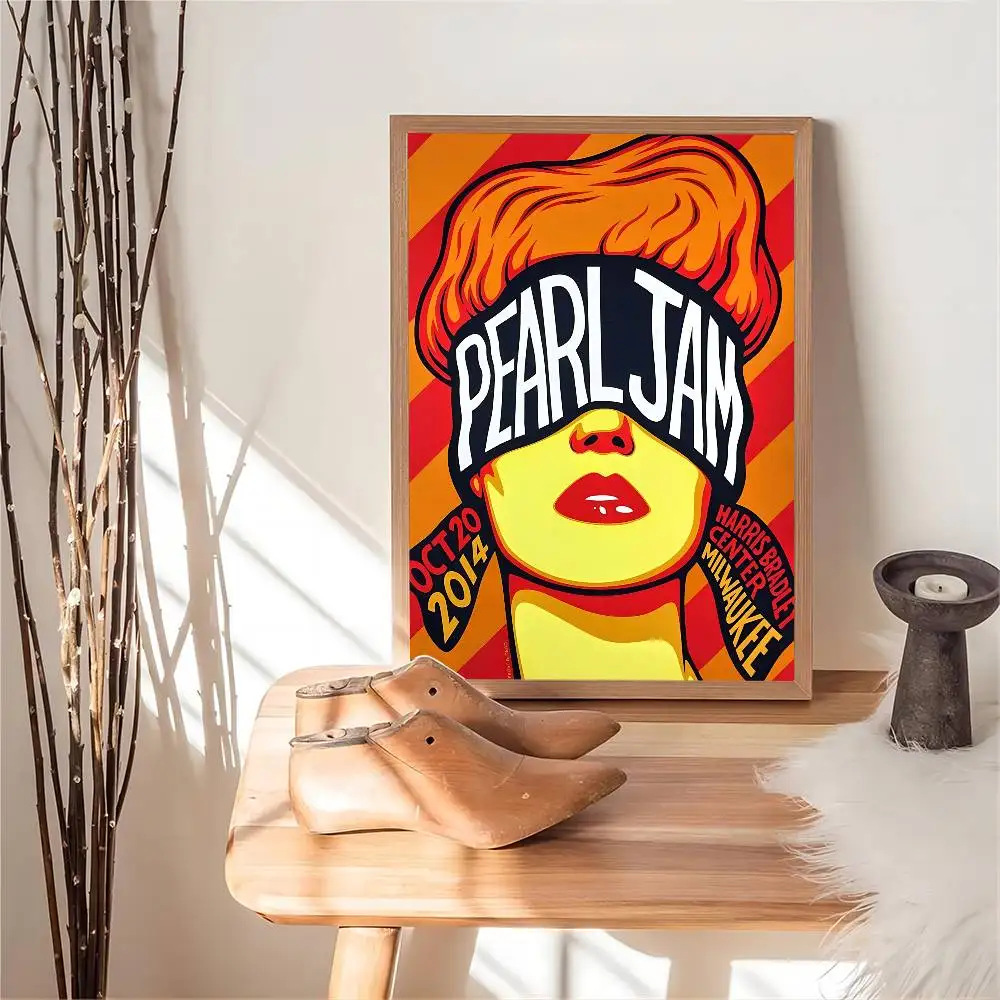 روك باند P-Pearl J-Jam أنيمي الملصقات لزجة HD جودة ملصق جدار الفن اللوحة دراسة جدار ديكور #5