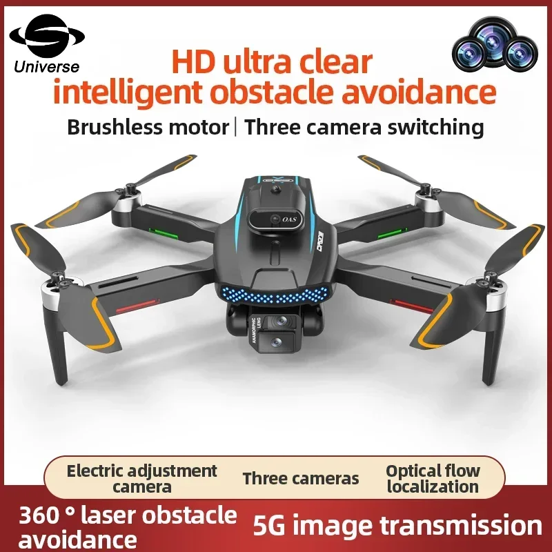 New LF662 drone three cameras rear obstacle avoidance aerial photography optical flow positioning four-axis aircraft toy