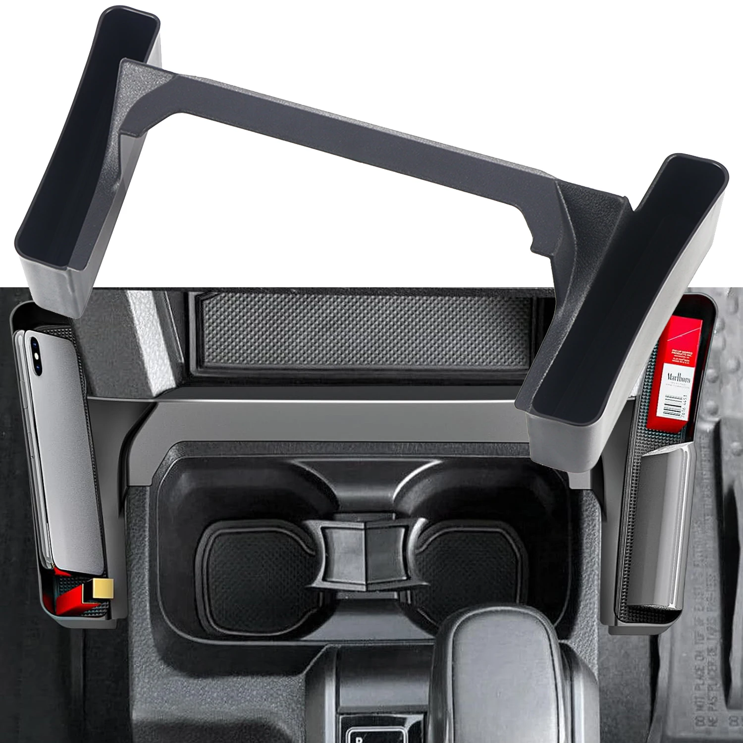 For Toyota 4runner 2014-2024/ Tacoma 2016-2023 Car Accessories ABS Center Gear Shift Panel Storage Glove Box Holder Tray