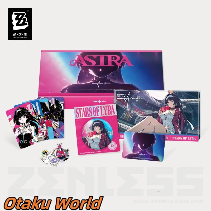 ในสต็อก Astra Yao Badge อะคริลิคเครื่องประดับการ์ด Original Merch Mihoyo ZZZ เกม Zenless Zone Zero บทบาทเล่นเครื่องแต่งกายฮาโลวีนของขวัญ
