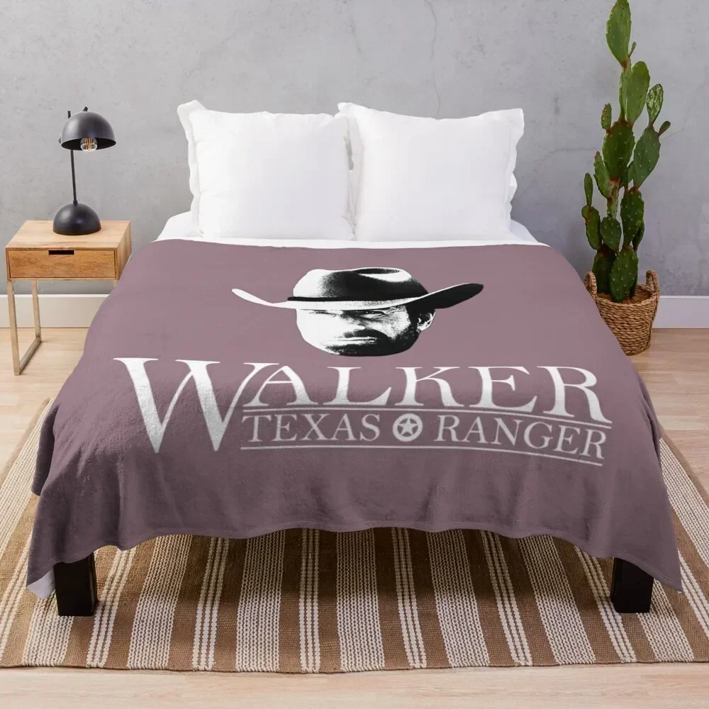 Walker Texas Ranger (Chuck Norris) Head and Essential Throw Blanket Plaid decorative Blankets